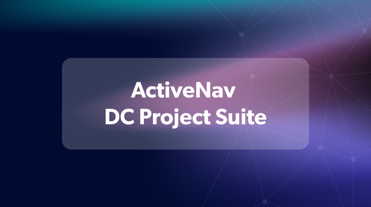 ActiveNav DC Project Suite