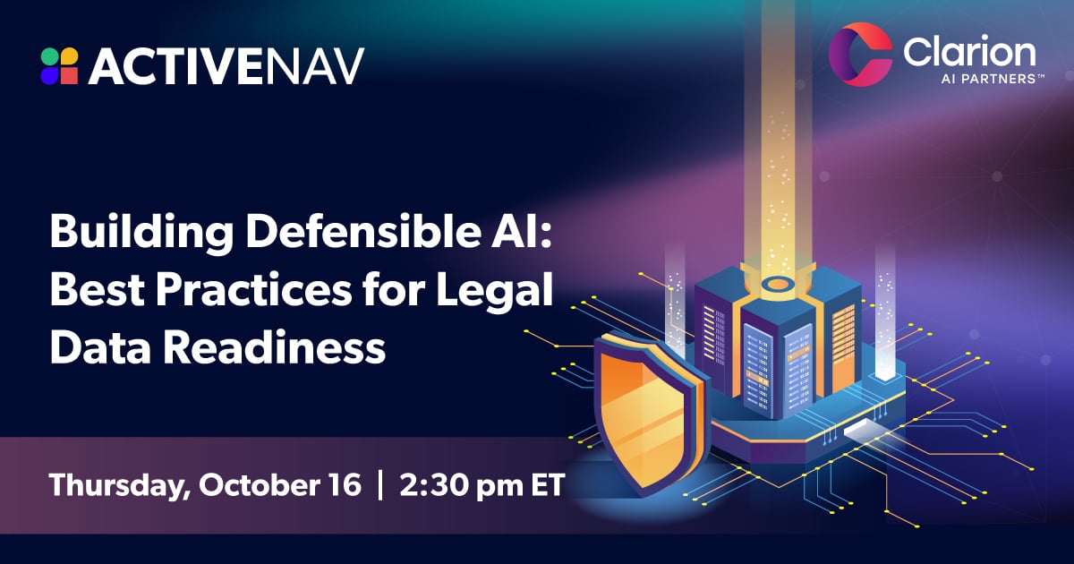 Building Defensible AI: Best Practices for Legal Data Readiness